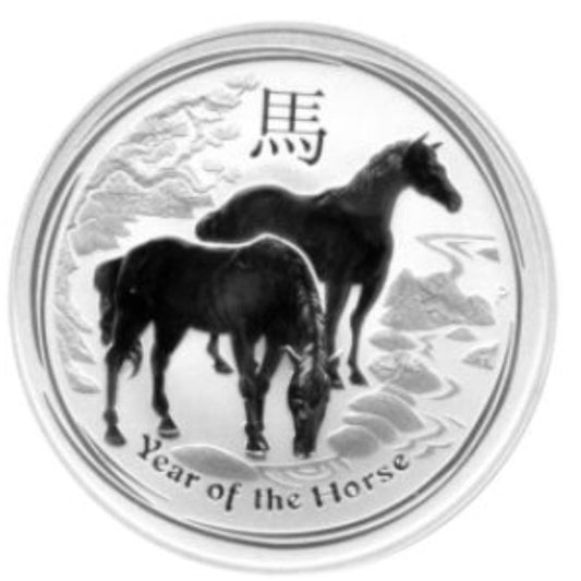 Lunar II 2 oz Silber Pferd