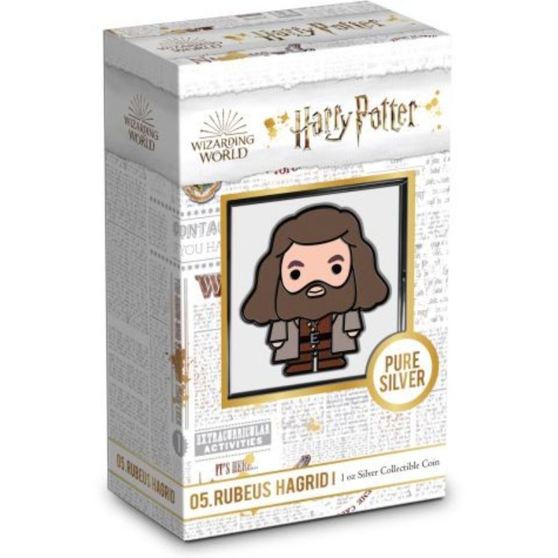 Niue 2 $ 2020 Chibi Rubeus Hagrid Silbermünze – Invest Paket 10 Stück