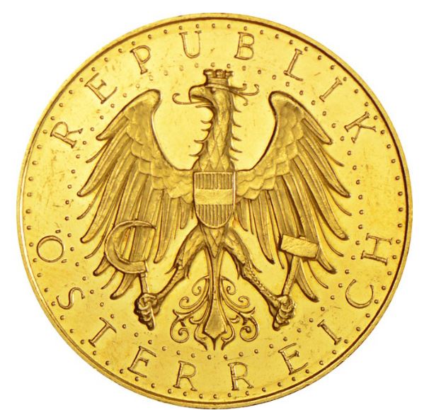 100 Schilling Goldmünze 1929 Österreich