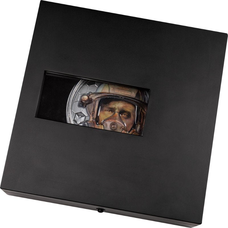 1-kg-Silbermünze Real Heroes Firefighter 2021 in Black Proof mit Ultra High Relief