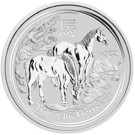 Australien - 2oz Lunar II Pferd 2014