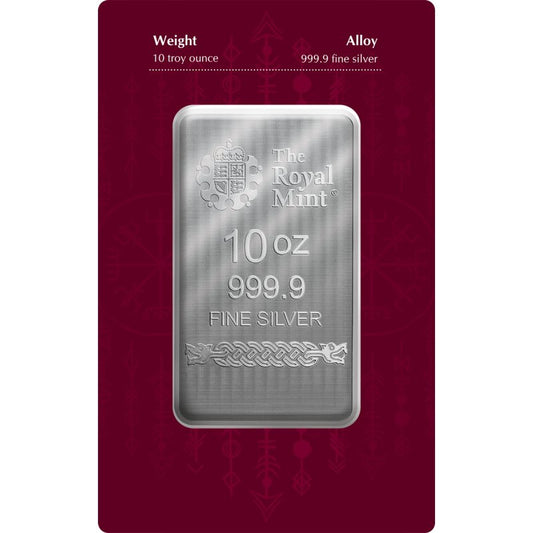 Norse Gods Loki 10 oz Silberbarren – The Royal Mint / Germania Mint