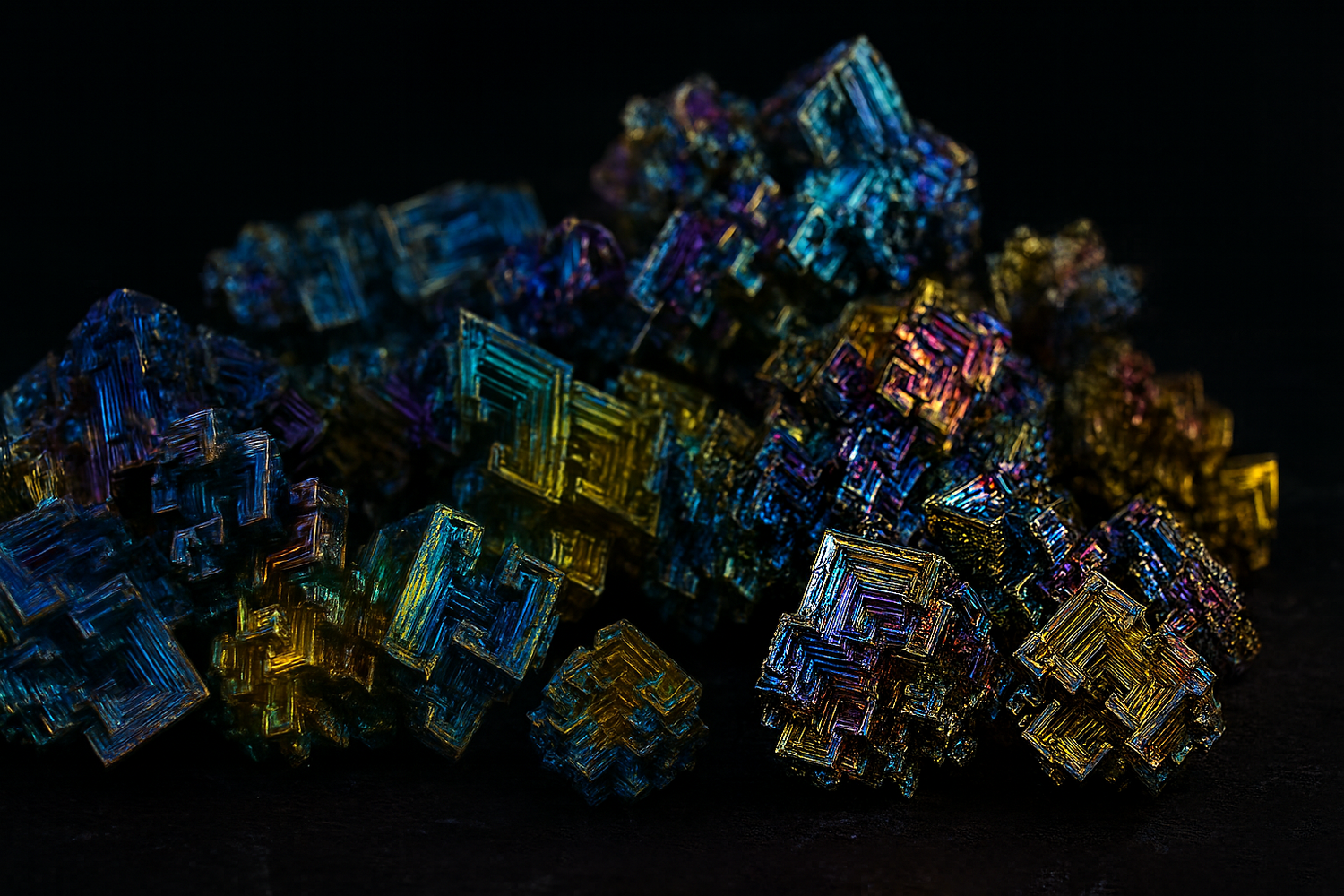 „Bismut Kristalle bunt irisierend 999“