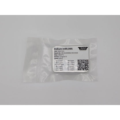 Indium Barren 5x 100 Gramm