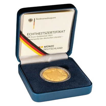 Deutschland  - Faust Goldmünze 100 Euro 2023 1/2oz