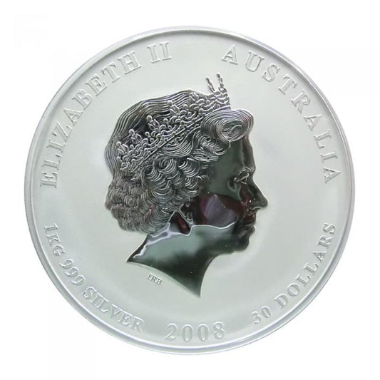 Australien 1 kg Silber Lunar II Maus 2008