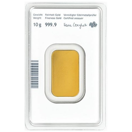Goldbarren 10 Gramm  LBMA