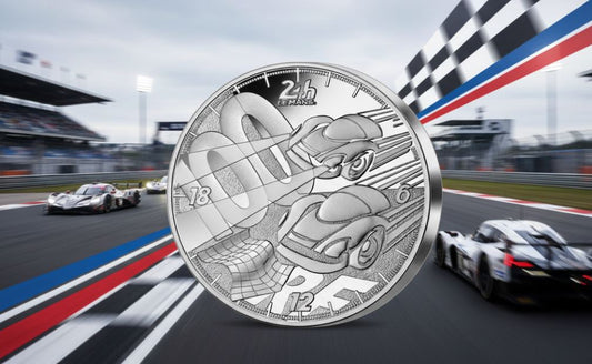 Frankreich - 5 Unzen Silbermünze Le Mans 2023 PP