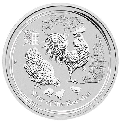 Australien Lunar II Hahn 2017 1 kg Silbermünze
