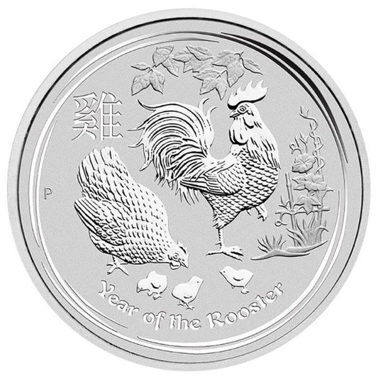 Australien Lunar II Hahn 2017 1 kg Silbermünze