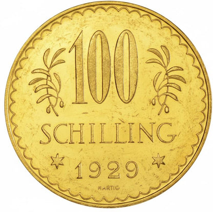 100 Schilling Goldmünze 1929 Österreich