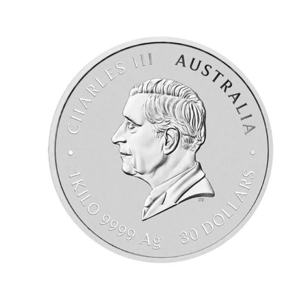 Australien Lunar III Jahr der Ziege 2027 1 kg Silbermünze Perth Mint