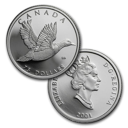 Platin Proof Set 2001 Harlekinente Royal Canadian Mint