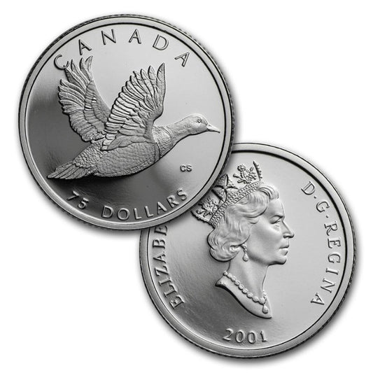 Platin Proof Set 2001 Harlekinente Royal Canadian Mint