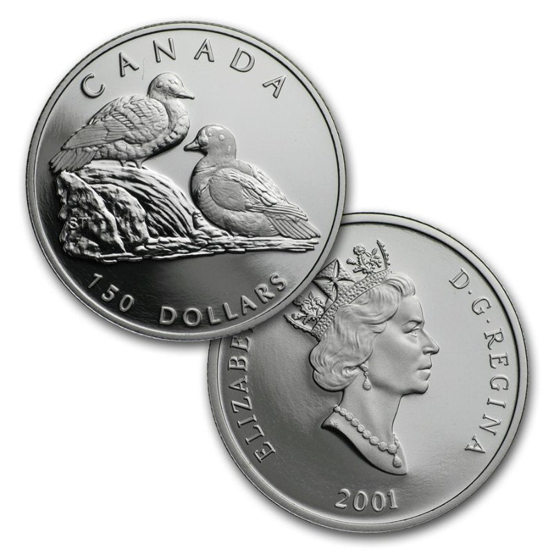 Platin Proof Set 2001 Harlekinente Royal Canadian Mint