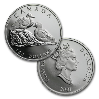 Platin Proof Set 2001 Harlekinente Royal Canadian Mint