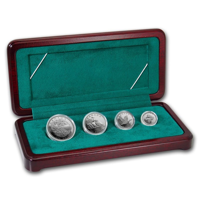 Platin Proof Set 2001 Harlekinente Royal Canadian Mint