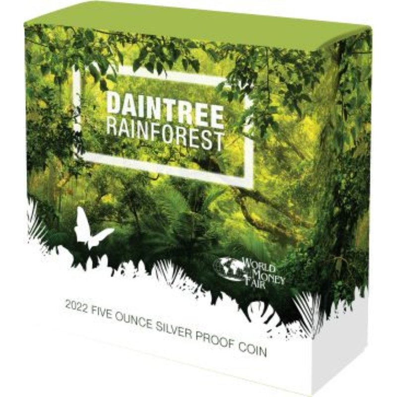 Niue - 5oz Daintree Regenwald 2022 PP Color