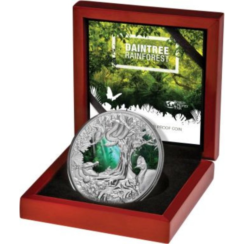 Niue - 5oz Daintree Regenwald 2022 PP Color