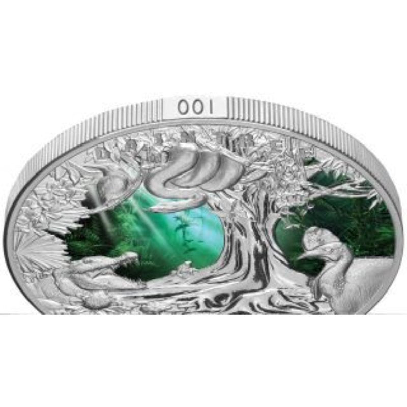 Niue - 5oz Daintree Regenwald 2022 PP Color