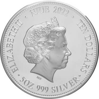 Niue - 5oz Daintree Regenwald 2022 PP Color