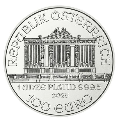 Österreich - Philharmoniker 2025 1oz Platin - Koitz-Invest