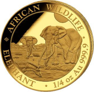 Somalia Elefant 2026 1/4 oz Gold 200 Shilling