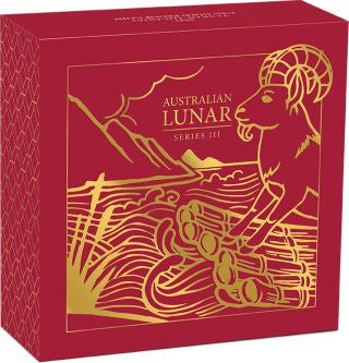 Australien Lunar Jahr der Ziege 2027 1/4 oz Gold PP