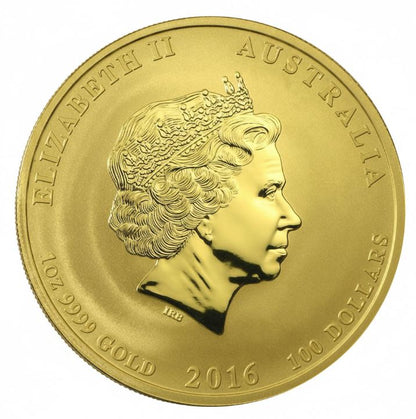 Lunar II Affe 2016 1 oz Goldmünze Australien