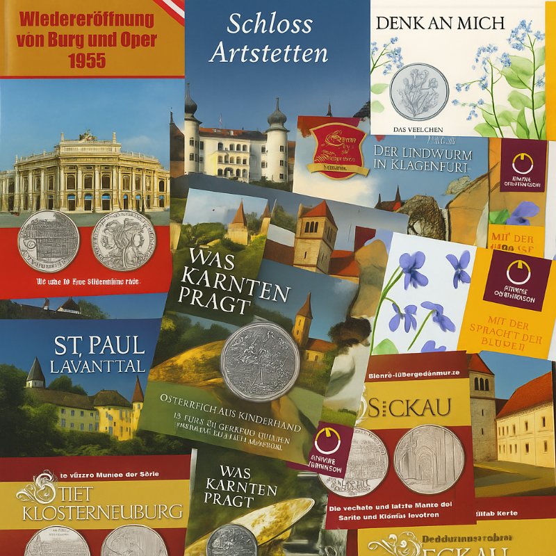 Invest-Paket – 20 Stück 10 Euro Silbermünzen - 10 Unzen