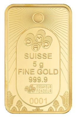 PAMP Lucky Scarab 5 g Goldbarren Au999.9