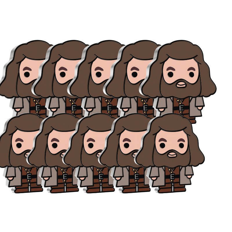 Niue - 10x Harry Potter/Rubeus Hagrid - Chibi Coin