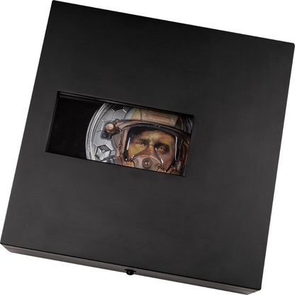 1-kg-Silbermünze Real Heroes Firefighter 2021 in Black Proof mit Ultra High Relief