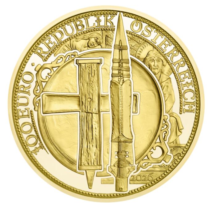 Österreich 100 Euro Symbole des Göttlichen 2026 Gold PP