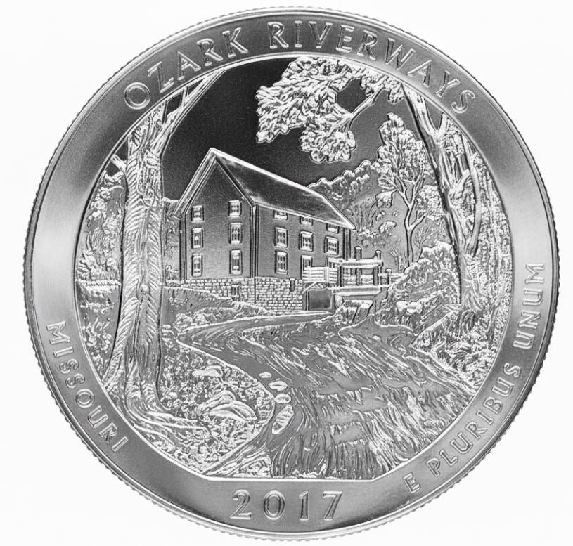 America the Beautiful 5 Unzen Silbermünze USA verschiedene Motive