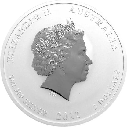 Lunar II Silbermünze Drache