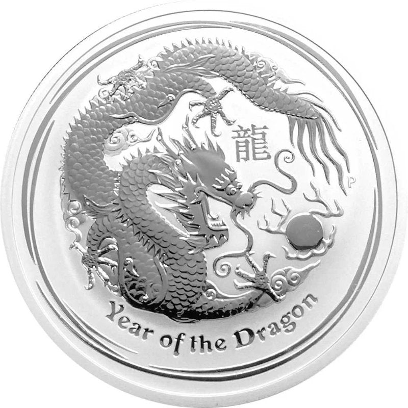 Lunar II Silbermünze Drache 2012