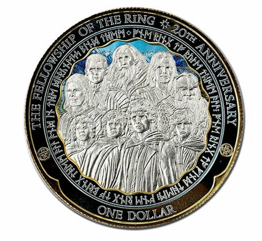 Niue Herr der Ringe Gemeinschaft 5 oz Silber 2021 Proof