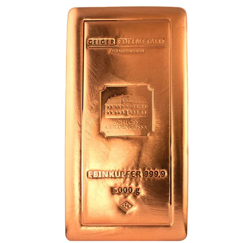  Geiger 5 kg Kupferbarren 999,9