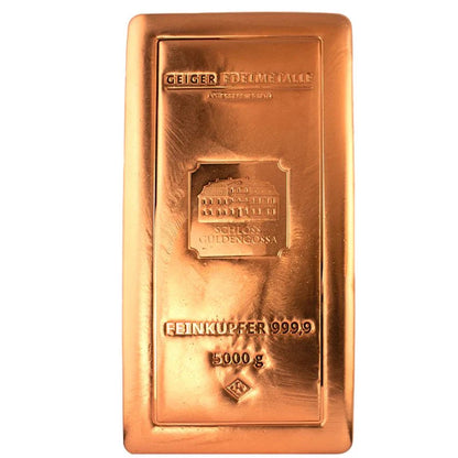  Geiger 5 kg Kupferbarren 999,9