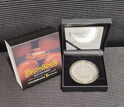 Niue Herr der Ringe Gemeinschaft 5 oz Silber 2021 Proof
