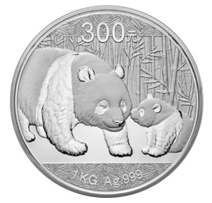 China Panda 2011 1 kg Silber PP 300 Yuan