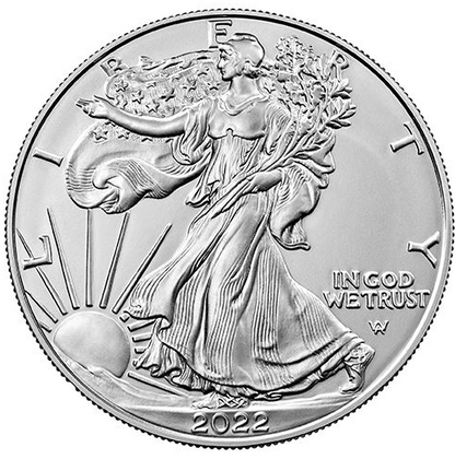 10 Stück American Silver Eagle diverse Jahrgänge 10 oz Silber