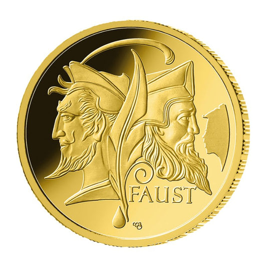Deutschland  - Faust Goldmünze 100 Euro 2023 1/2oz