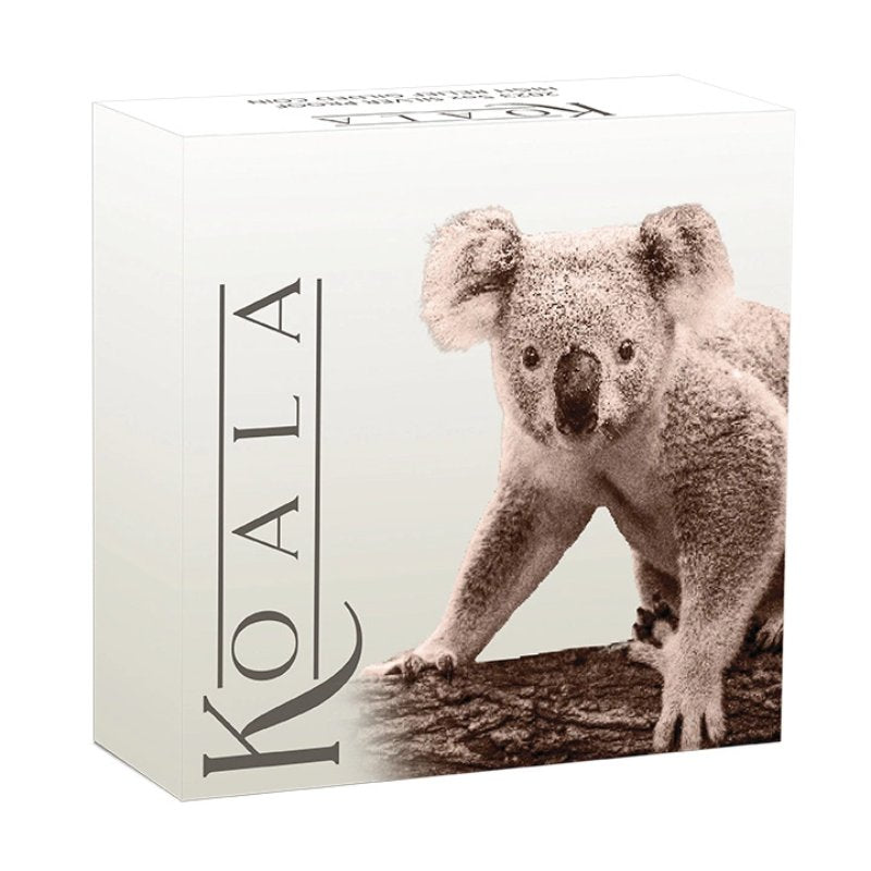 5 oz Silber Koala 2024 High Relief mit Roségold-Vergoldung
