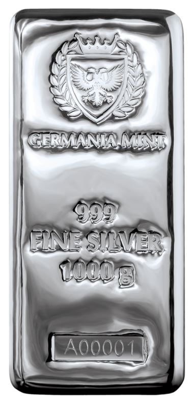 Germania Mint - 1000g Silber Barren