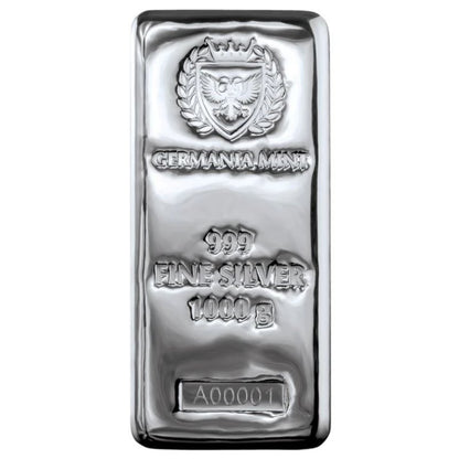 Germania Mint - 1000g Silber Barren