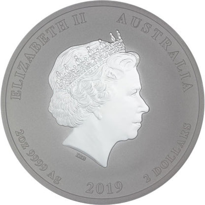 Australien - 5 Stück 2oz Lunar II Schwein 2019