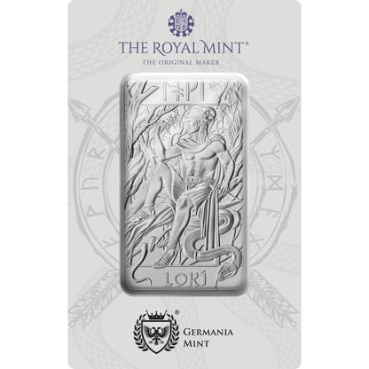 Norse Gods Loki 10 oz Silberbarren – The Royal Mint / Germania Mint
