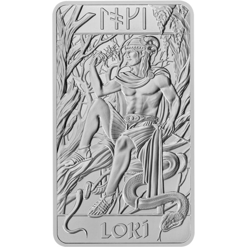 Norse Gods Loki 10 oz Silberbarren – The Royal Mint / Germania Mint